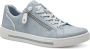 Jana Dames Sneaker 23660-833 Lichtblauw Wijdte H - Thumbnail 1