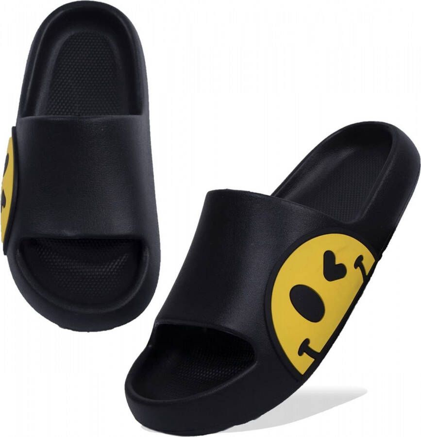 JAXY Smiley Slippers Slippers Dames en Heren Badslippers Dames en Heren Badslippers Kinderen Slippers Jongens en Meisjes Slippers Kinderen