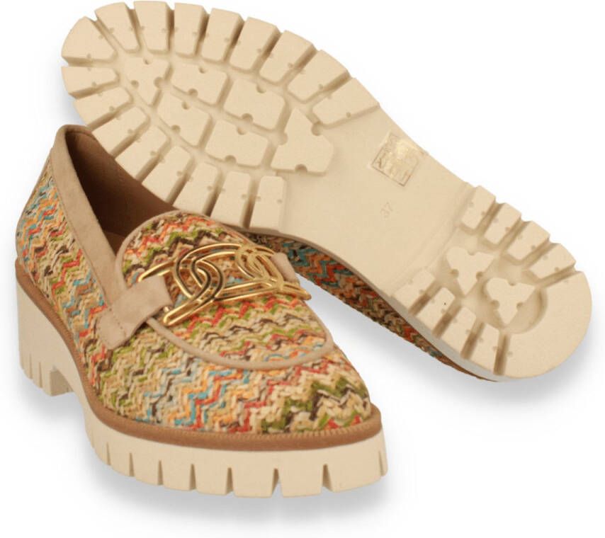 Jhay Dames Mocassin Multicolor