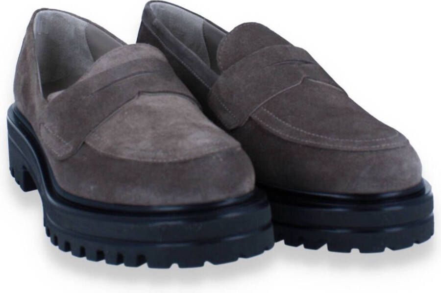 Jhay Dames Moccasin Taupe