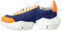 Jimmy Choo Elektrische Oranje Stretch Mesh Lederen Mix Sneaker - Thumbnail 2