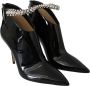 Jimmy Choo Zwart lederen Blaize 100 Pat Boots-schoenen - Thumbnail 1