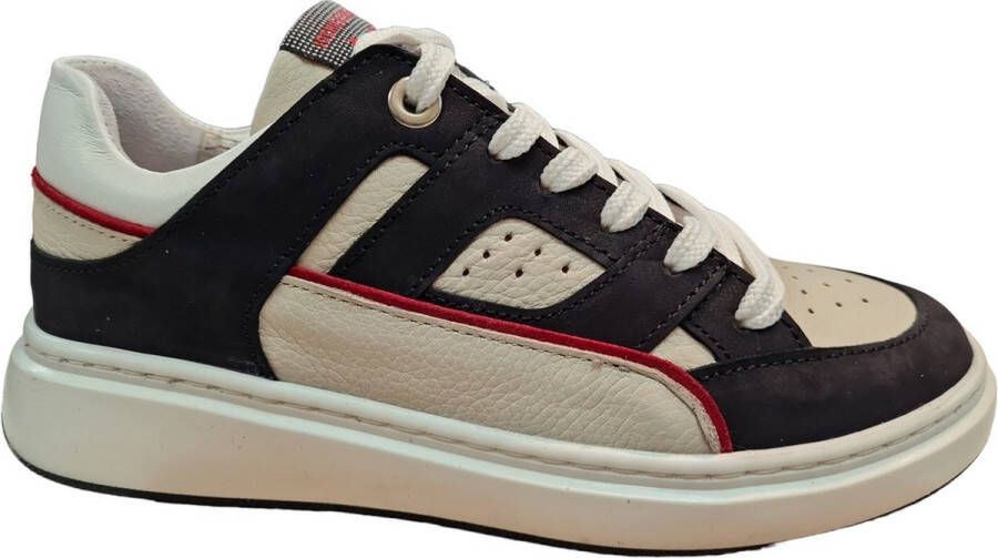 Jochie & Freaks Jochie Cis black 24640 200 Jongens Sneakers Zwart