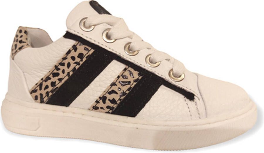 Jochie & Freaks Sneaker Eva JF-23500 Wit Zwart