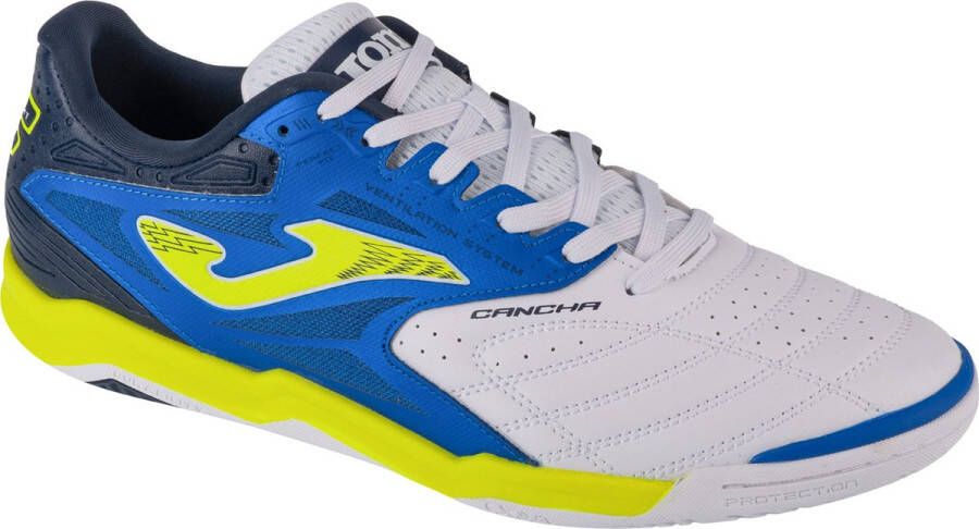 Joma Cancha 2402 IN CANS2402IN Mannen Wit Indoorschoenen