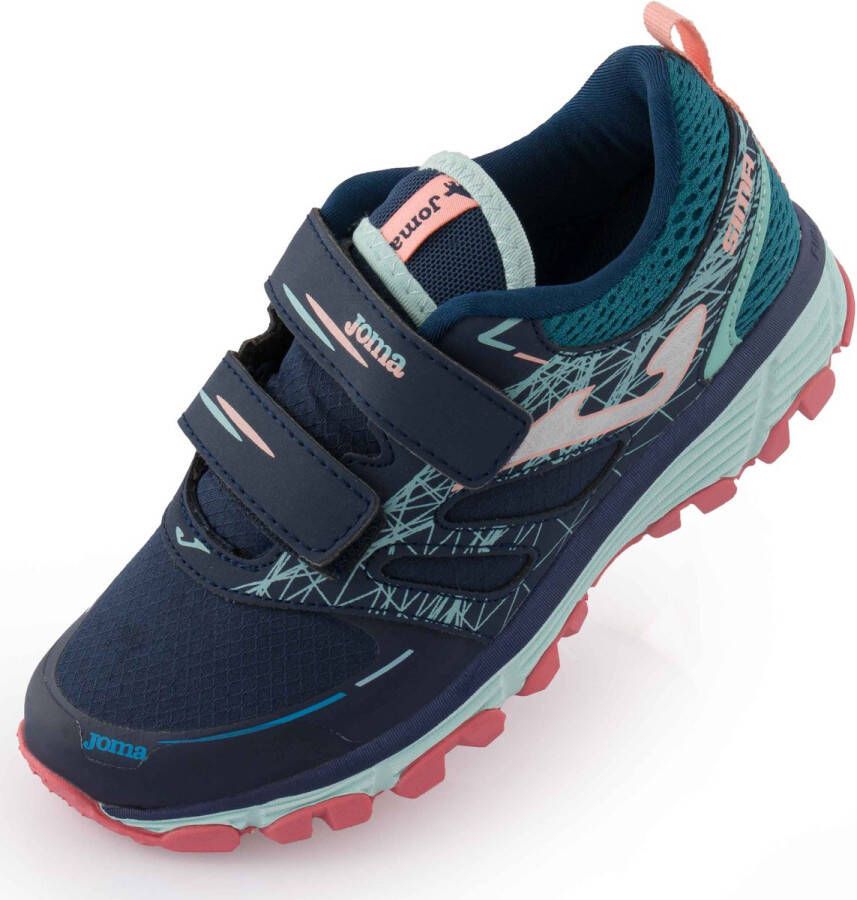 Joma Children's Trail Shoes Sima Jr 2233 Navy Turquoise