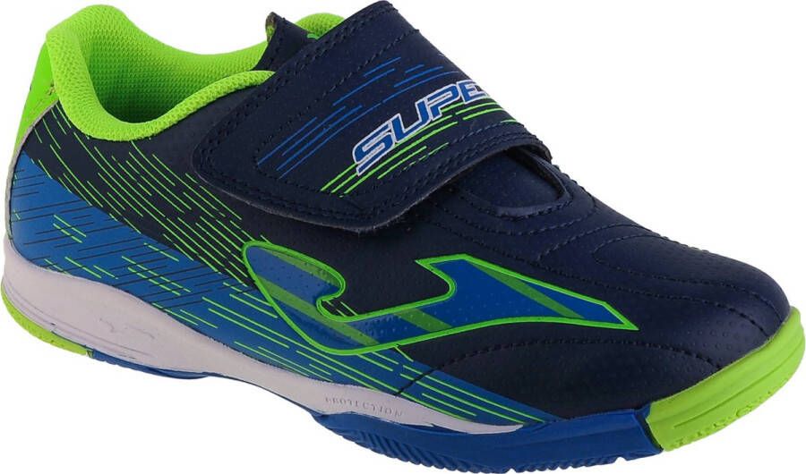 Joma Super Copa Jr 2203 IN SCJS2203INV voor een jongen Marineblauw Indoorschoenen