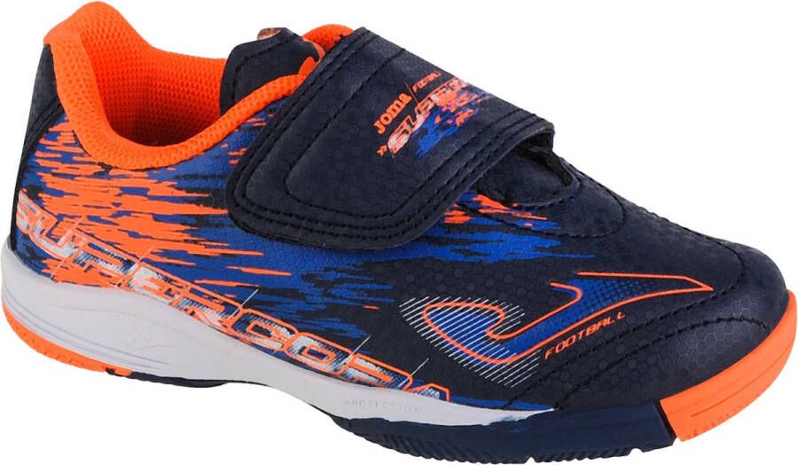 Joma Super Copa Jr 2203 IN SCJW2203INVE voor een jongen Marineblauw Indoorschoenen