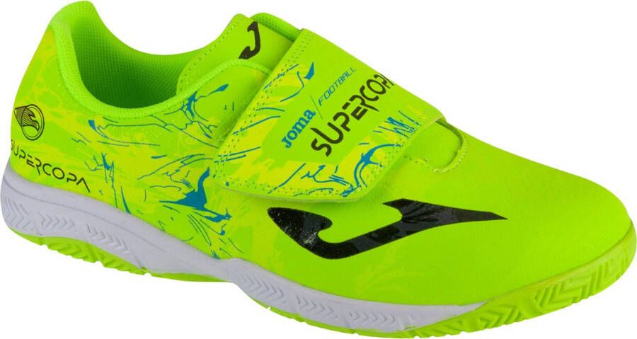 Joma Super Copa Jr 2409 IN SCJW2409INV voor een jongen Geel Indoorschoenen