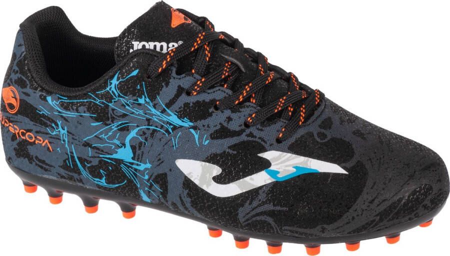 Joma Super Copa Jr 2431 AG SCJS2431AG voor een jongen Zwart Voetbalschoenen