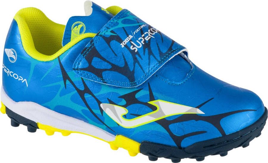 Joma Super Copa Jr 2504 TF SCJS2504TFV voor een jongen Blauw Voetbalschoenen