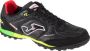 Joma Top Flex 2401 TF TOPS2401TF Mannen Zwart Voetbalschoenen - Thumbnail 1