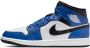 Jordan Schoenen Air 1 Mid Game Royal White Black- Heren Game Royal White Black - Thumbnail 5