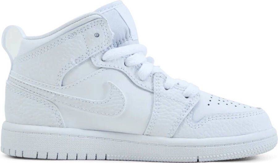 Jordan 1 Mid Triple White (PS) Doos zonder deksel