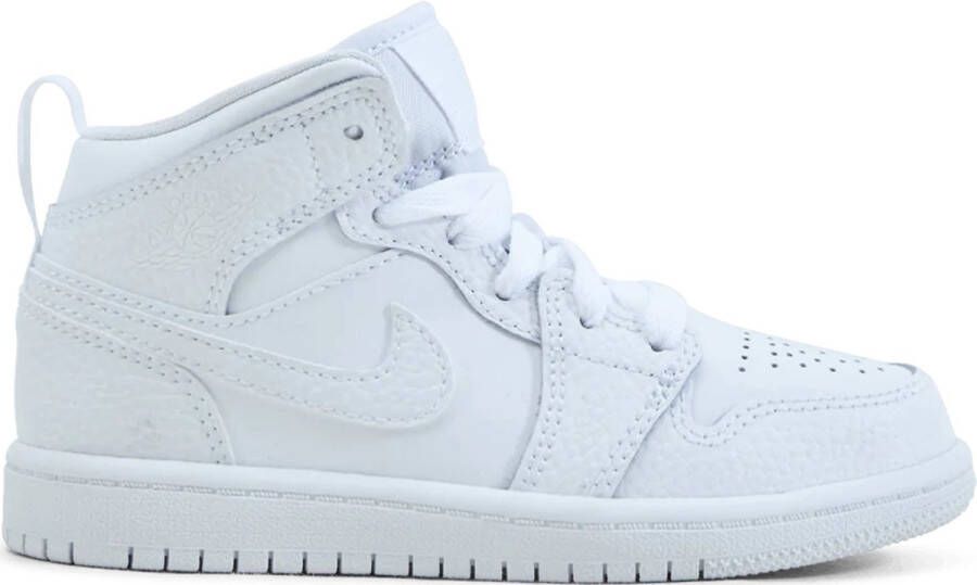 Jordan 1 Mid Triple White (PS) Doos zonder deksel