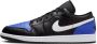 Jordan Air 1 Low Black Game Royal White- Heren Black Game Royal White - Thumbnail 4