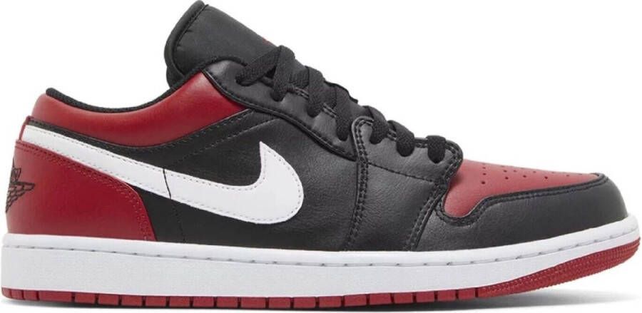 Jordan Air 1 Low Basketball Schoenen black gym red white maat: 43 beschikbare maaten:42.5 43 44.5 45