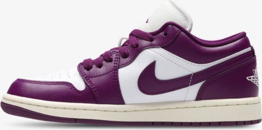 Jordan Air 1 Low Dames White Sail Bordeaux- Dames White Sail Bordeaux