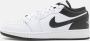 Jordan Air 1 Low White Black (GS) schoenen zwart wit - Thumbnail 1