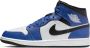 Jordan Schoenen Air 1 Mid Game Royal White Black- Heren Game Royal White Black - Thumbnail 1