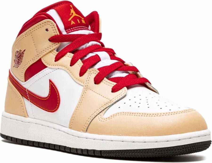 Jordan Air 1 Mid Light Cardinal Curry (GS)