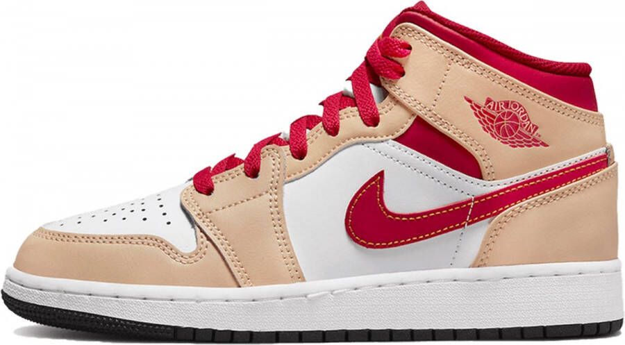 Jordan Air 1 Mid Light Cardinal Curry (GS)