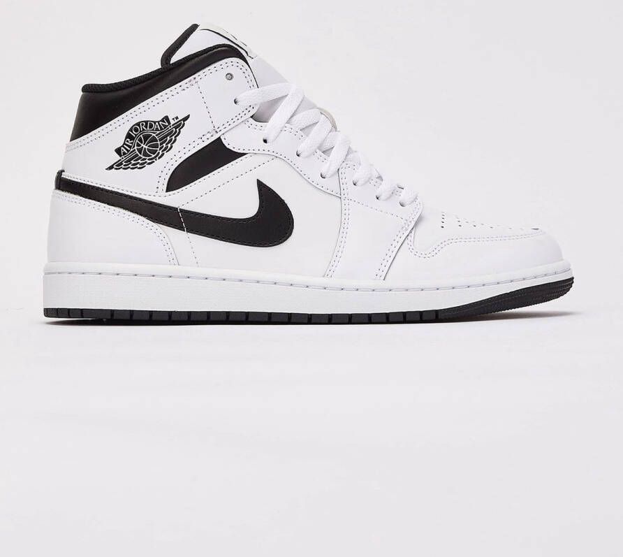 Jordan Air 1 Mid 1 Schoenen white black white black maat: 47 beschikbare maaten:41 42.5 43 44.5 45 46 47.5 40.5 45.5 47