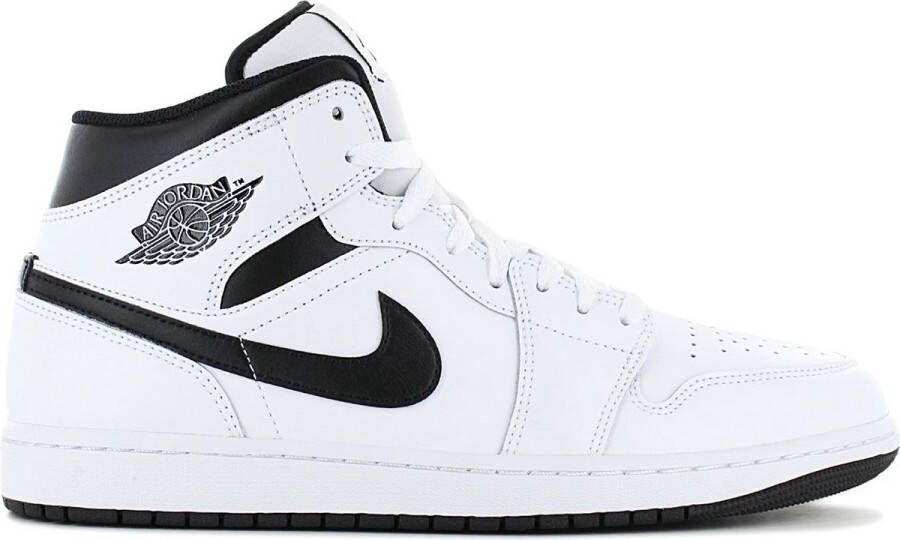 Jordan Air 1 Mid 1 Schoenen white black white black maat: 47 beschikbare maaten:41 42.5 43 44.5 45 46 47.5 40.5 45.5 47