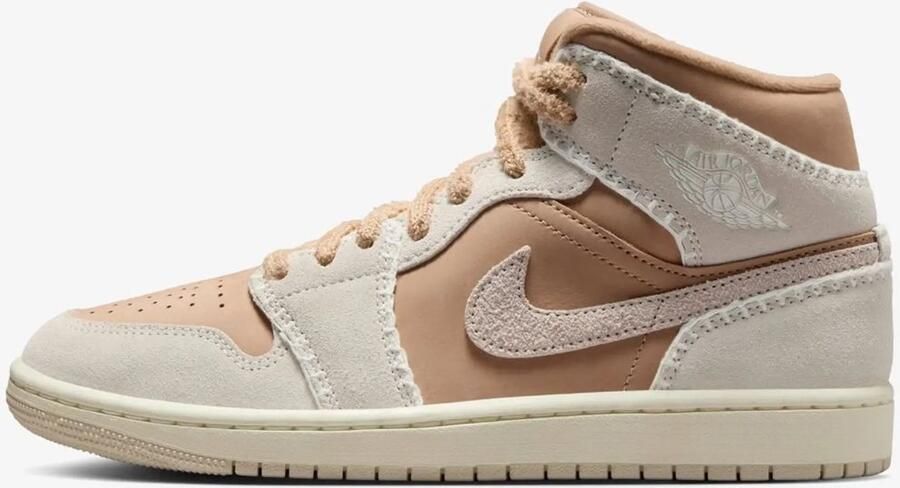 Jordan Air 1 Mid Se hemp lt orewood brn sail Women Basketball wit Schoenen