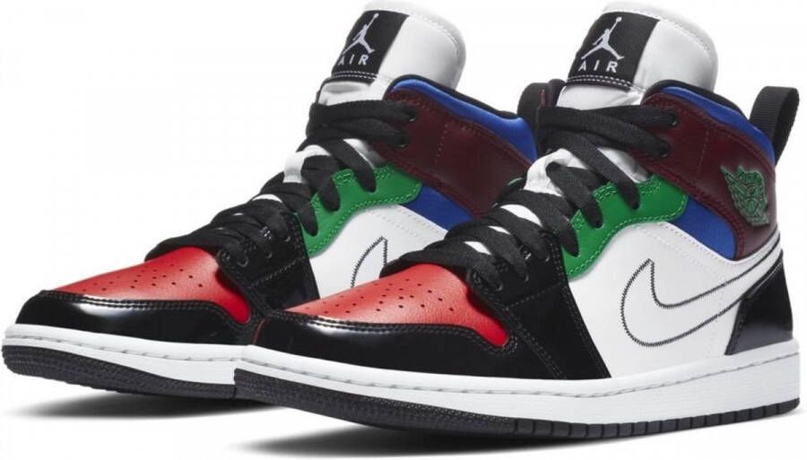 Nike Air Jordan 1 Mid SE Black White Multi-Color