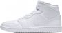 Jordan Air 1 Mid Basketball Schoenen white white white maat: 47.5 beschikbare maaten:41 42.5 43 44.5 45 46 47.5 45.5 - Thumbnail 1