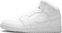 Jordan Air 1 Mid(Gs ) White White White Schoenmaat 36+ Shoes grade school 554725 130 - Thumbnail 3