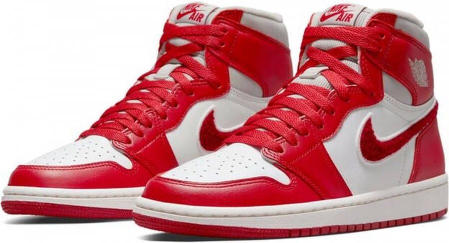 Jordan W Air 1 Retro Hi Og Lt Iron Ore Varsity Red Sail Schoenmaat 37 1 2 Sneakers DJ4891 061