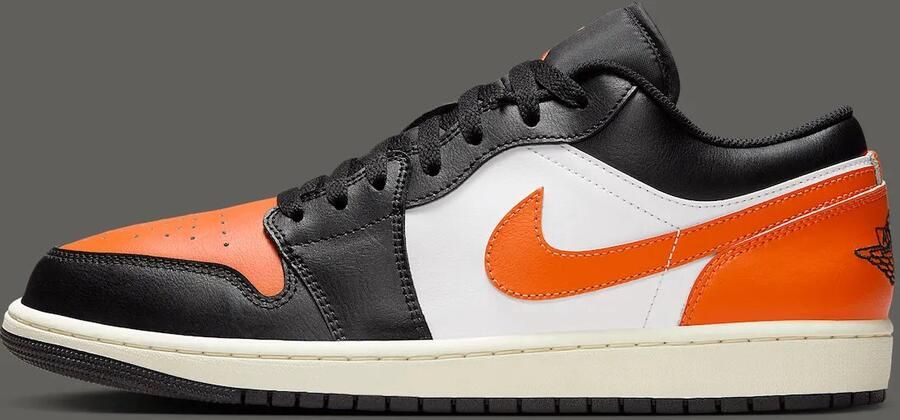 Nike Air Jordan 1 Low Shattered Backboard Oranje Wit Zwart Sneakers Heren