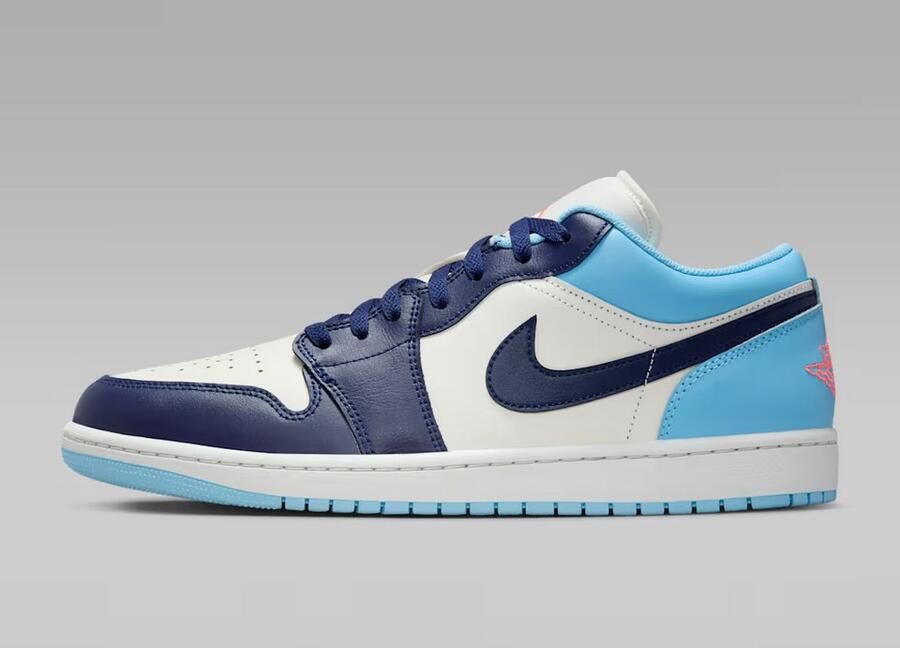 Nike Air Jordan 1 Low Blue Chill Obsidian Blue Sneakers Unisex Doos Zonder Deksel