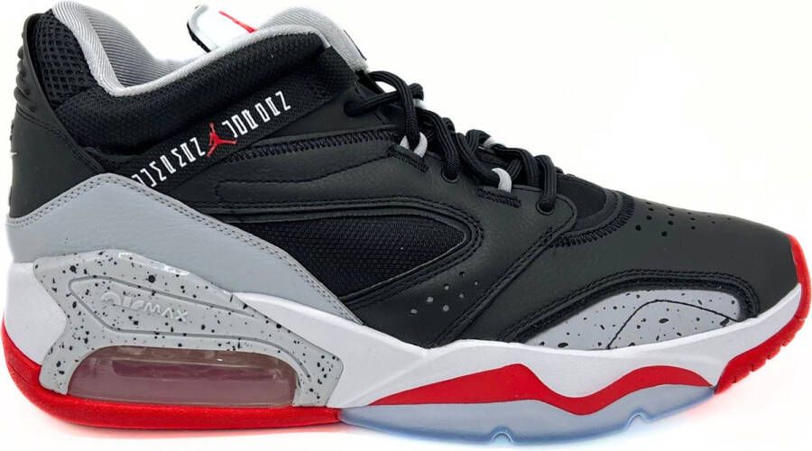 Jordan Point Lane Black Wolf Grey White University Red Heren