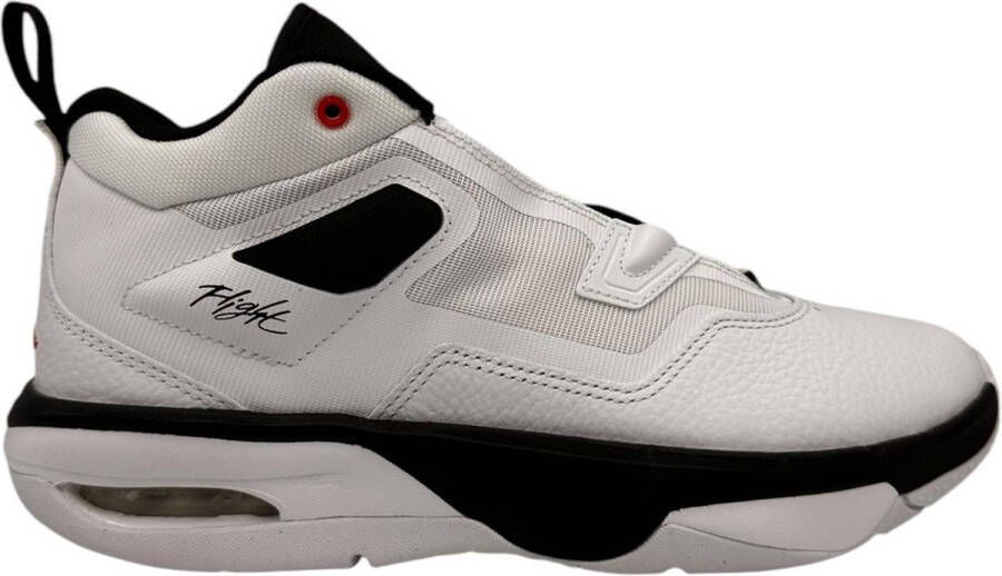 Jordan Stay Loyal 3 White Black University Red- Heren White Black University Red