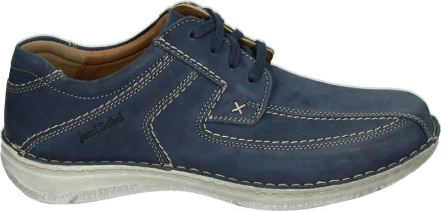 Josef Seibel ANVERS 08 Volwassenen Heren sneakersHeren veterschoenVrije tijdsschoenen Blauw - Foto 1