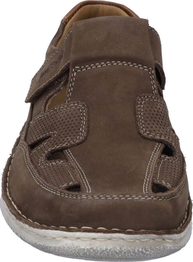 Josef Seibel Comfortabele Bruine Nubuck Sandaal Brown