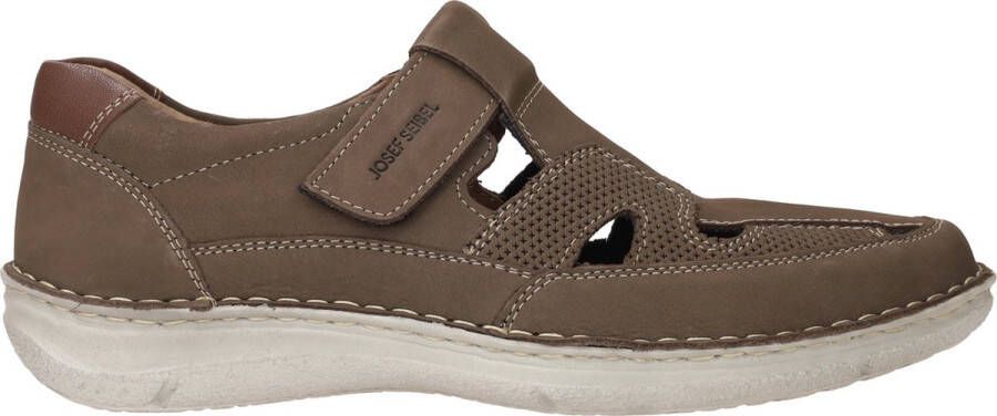 Josef Seibel Bruine leren comfort sandalen Brown Heren