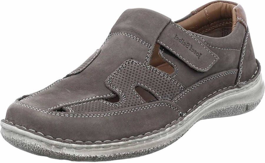 Josef Seibel Bruine leren comfort sandalen Brown Heren