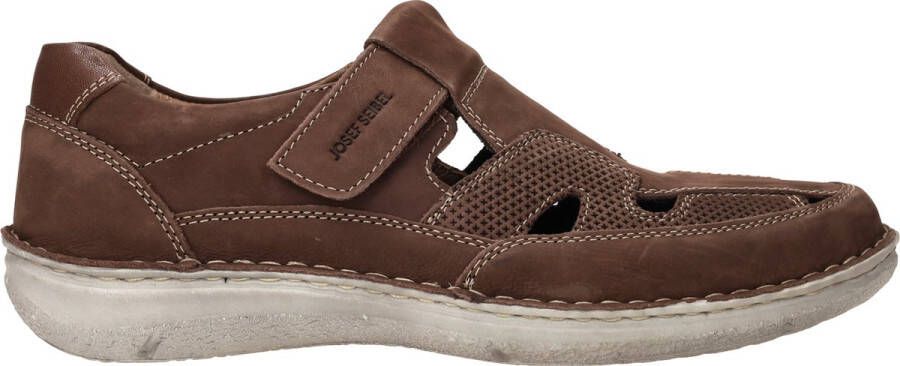 Josef Seibel Comfortabele Bruine Nubuck Sandaal Brown