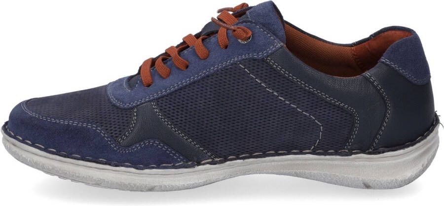 Josef Seibel Anvers 97 Blauwe Casual Schoenen Blue Heren