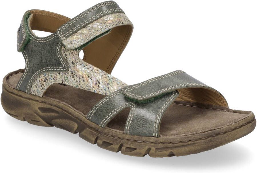 Josef Seibel Sandalen Brenda 03 zomerschoen sandaal blokhak met praktische klittenbandsluitingen