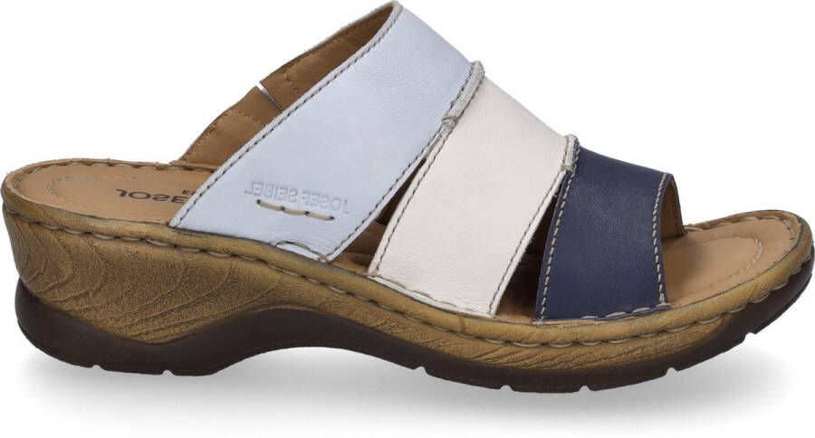 Josef Seibel Slippers Catalonia 86 blokhak zomerschoen slippers met 4 5 cm hak