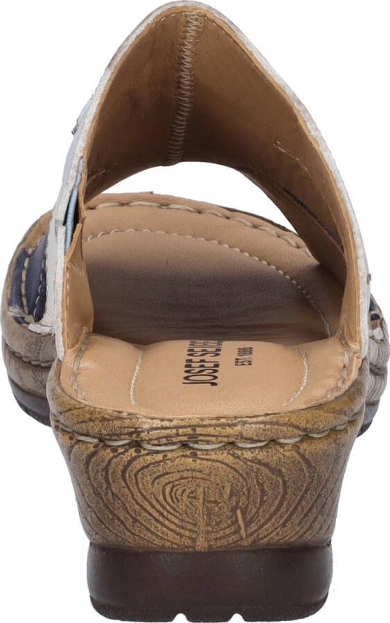 Josef Seibel Slippers Catalonia 86 blokhak zomerschoen slippers met 4 5 cm hak