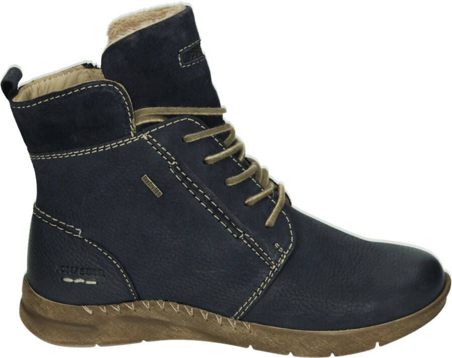 Josef Seibel CONNY 53 Volwassenen VeterlaarzenHoge sneakersDames veterschoenenHalf-hoge schoenen Blauw