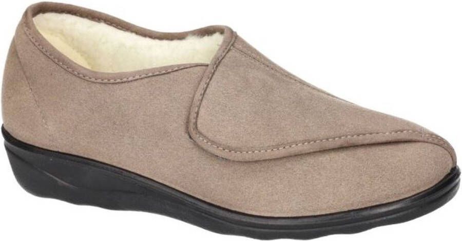 Josef Seibel -Dames taupe pantoffels