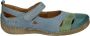 Josef Seibel FERGEY 51 Volwassenen Platte sandalenDames Sandalen Blauw - Thumbnail 3