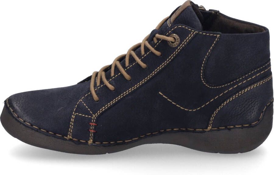 Josef Seibel Veterlaarsjes Fergey 67 Veterschoenen winterlaarzen comfortabele schoen met rits